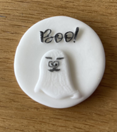 Mannetjes spook met snor - Halloween - fondant stempel - PartyStamp - Debosser