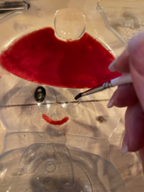 Sneeuwpop-  chocolade mal - 3-delig