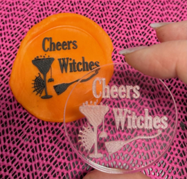 Cheers Witches - Halloween  - Cakepop Message Stamp