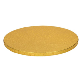 35,5 cm ronde gouden Cake drum