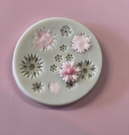 Flower Power  silicone fondant mal