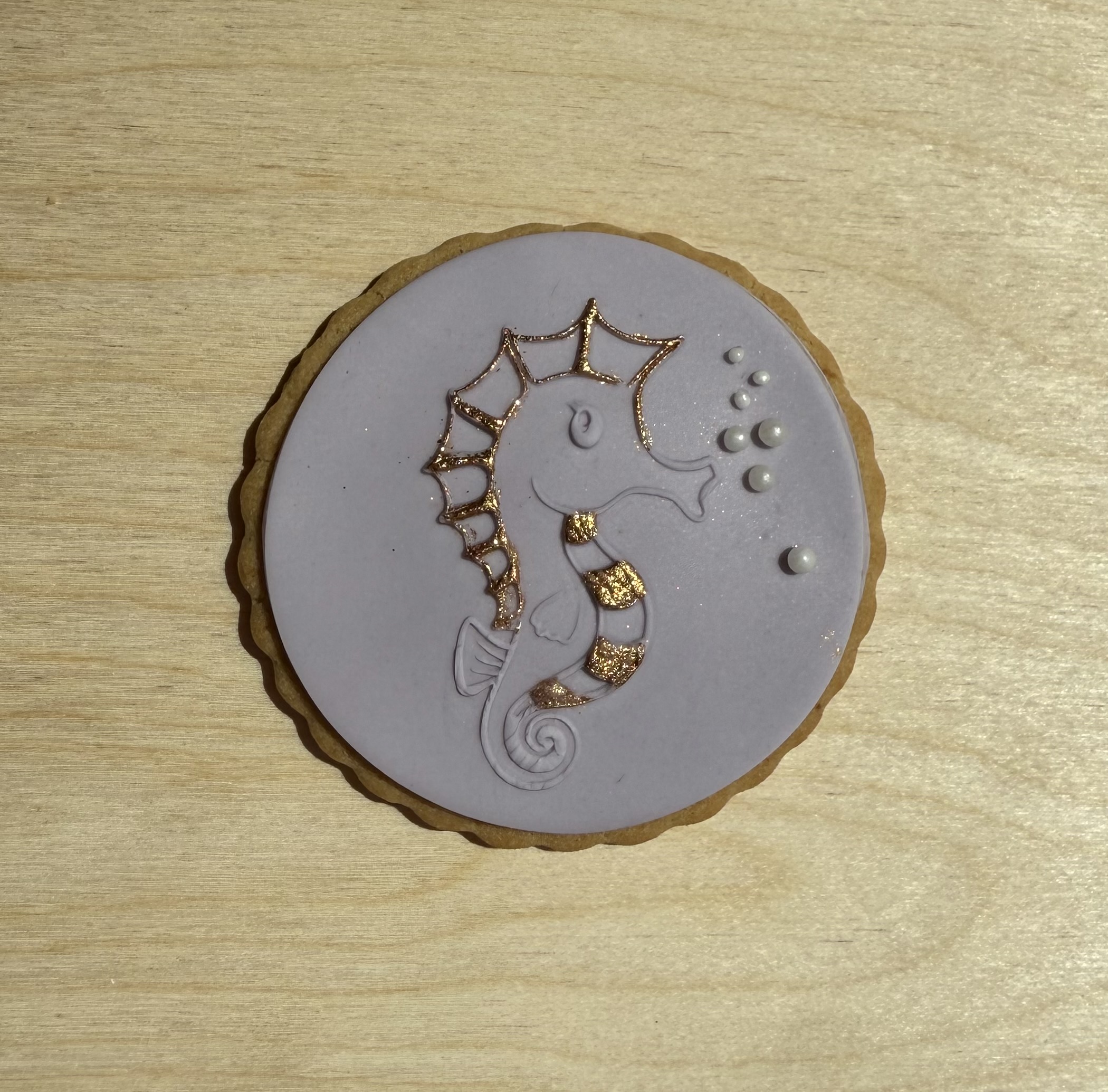 ZEEPAARDJE - under the sea - Fondantstempel voor cupcakes en koekjes