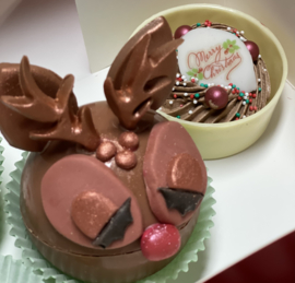 Kerst - cupcake topper uitsteker - Fmm
