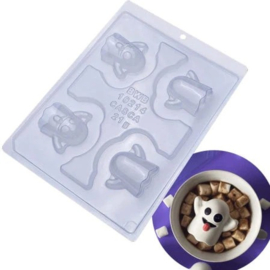 SPOOKJE  -  3 componenten chocolade mal -  BWB mold -