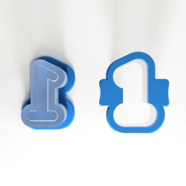 Daisy Makes Number 1 Popper Set Large – Cijfer 1 Cakepop Cutter, Popper & Alignment Tray