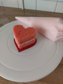 Happy Valentinesday - Hartvormige Ganache Plates, Sjabloon & Valentijnsdag Fondantstempel in 1 - Partystamp