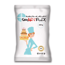 SmartFlex  Rolfondant Baby Blue Velvet  met vanille smaak 250 Gram