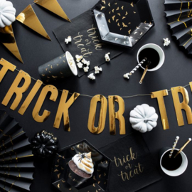 Halloween party banner trick or treat GOUD