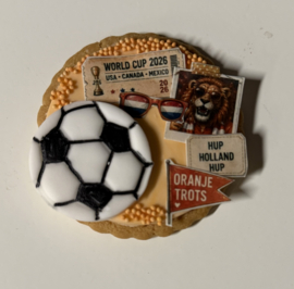WK 2026 Samen voor Oranje - Edible Journaling™ sheet - Sweet Journal Collection™
