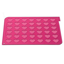 Silikomart Heart Macaron Mat