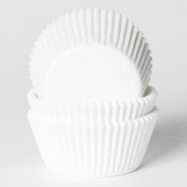 500 Witte MINI cupcake Baking cups Wit 500/pk House of Marie