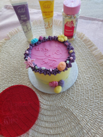 Happy Easter Egg bunny  - Ganache Plates & fondantstempel voor taart verkrijgbaar in div. afmetingen