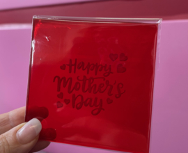 Happy Mothersday hearts - Fondantstempel - Debosser