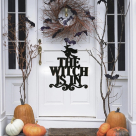 Halloween decoratie - muur en deur hangers - trick or treat - the witch is in