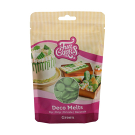 Groene Deco Melts / smeltchocolade  Green  FUNCAKES