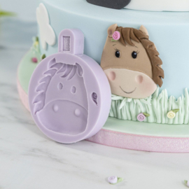 Paard - horse - Cookie & cupcake - silicone mold Karen Davies