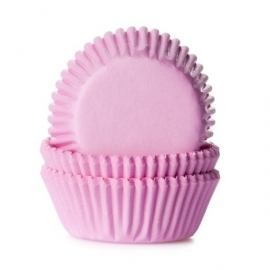 Licht Roze Mini Cupcake Baking Cups House of Marie 60/Pk