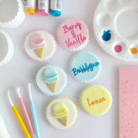 VANILLA full set - Sweet Stamp - fondant stempels