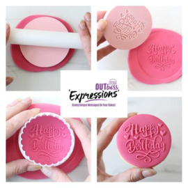 Fondantstempel-WORLDS BEST DAD- Sweetstamp -OUTboss Expressions