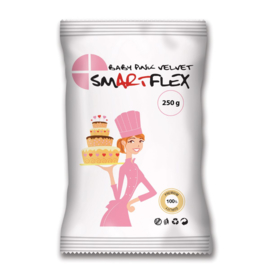 1KG Baby Pink Velvet SMARTFLEX  Rolfondant met vanille smaak