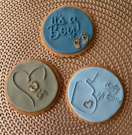 It’s a Boy feet - PartyStamp - Fondantstempel