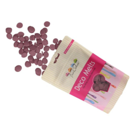 PAARSE Deco Melts/ candy melts  PURPLE Funcakes   250g