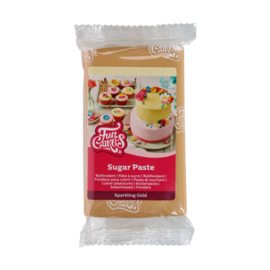 Funcakes glitter Rolfondant Sparkling Gold