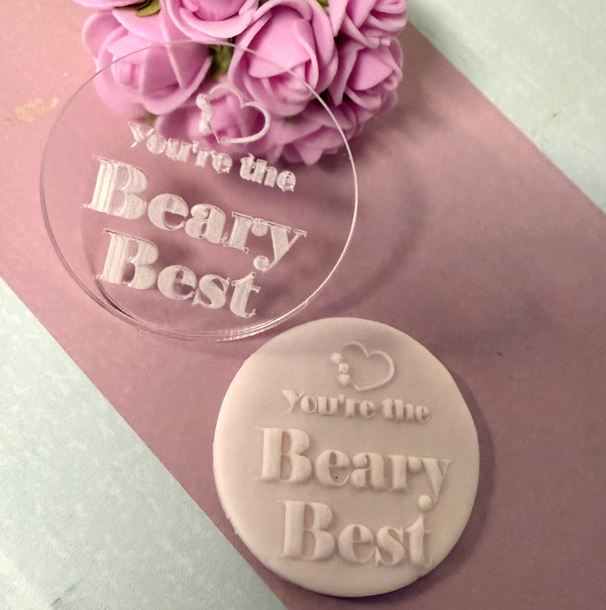You're the beary best - Cakepop Message Stamp