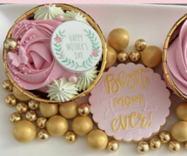 Outboss fondantstempel - Best Mom Ever-Sweetstamp