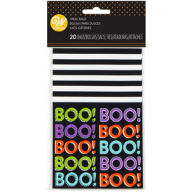 BOO Halloween traktatiezakjes Wilton 20 stuks