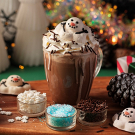 PME Hot Chocolate Decorating Kit – Melting Snowman 260 g