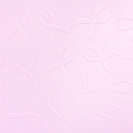 Pink Ribbon- fondant-structuur- Impression Mat 