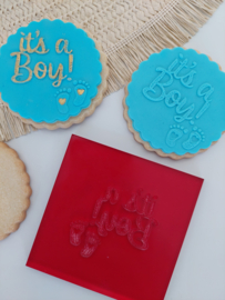 It’s a Boy feet - PartyStamp - Fondantstempel