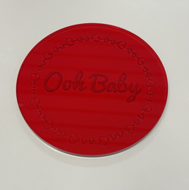 Ooh Baby - Ganache Plates & fondantstempel voor taart verkrijgbaar in div. afmetingen