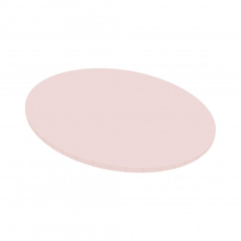 20 cm Baby roze - MDF - Cakeboards -  rond - extra draagkracht