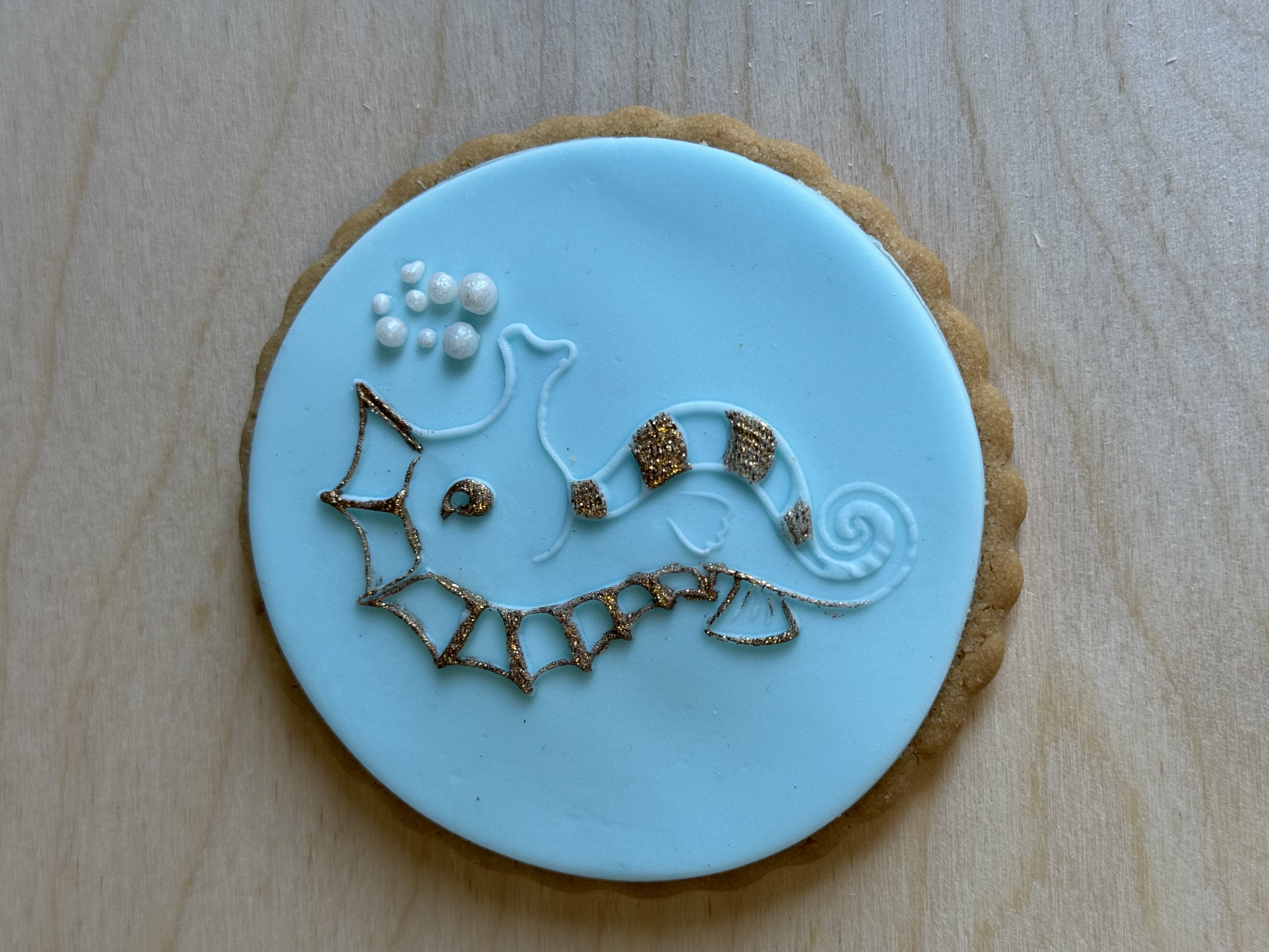 ZEEPAARDJE - under the sea - Fondantstempel voor cupcakes en koekjes