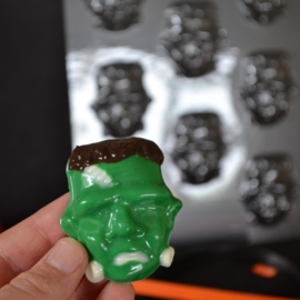 Frankenstein hoofdvormige Chocolademal