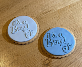 It’s a Boy feet - PartyStamp - Fondantstempel