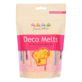 Gele Deco Melts / candy melts 250g Funcakes