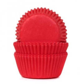 RED VELVET mini cupcake baking cups 60/pk
