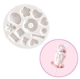 Sweet Treat - miniaturen - siliconen - fondant mal