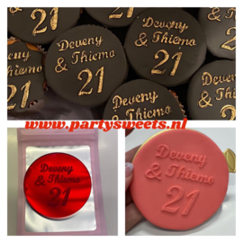 FONDANT STEMPEL met je eigen ontwerp 