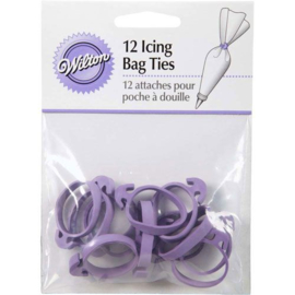 icing bag Ties - spuitzaksluiters -Wilton 