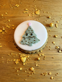 Cutie Kerstboom - fondant stempel - PartyStamp - Debosser