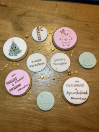 Cutie Kerstboom - fondant stempel - PartyStamp - Debosser