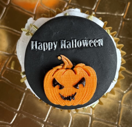 Happy Halloween - pompoen - fondant stempel - PartyStamp - Debosser