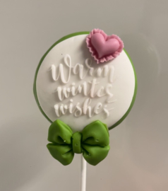 Cakepop Message Stamp - WARM WINTER WISHES