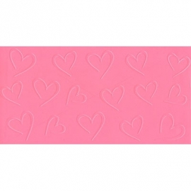 Open Hearts Impression Mat 30x15 cm 