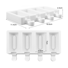 Centre filles / Mini  chic roll ice Cream Cake mold Silikomart