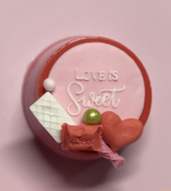 Love is Sweet - Cakepop Message PartyStamp